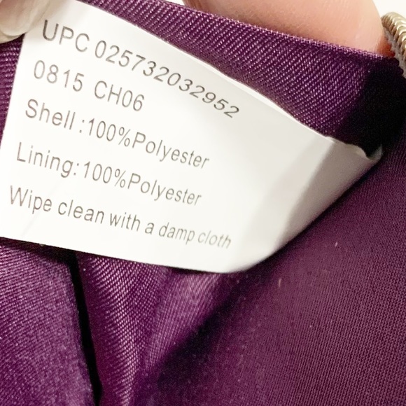 Travelon Gray and Purple RFID Blocking Zip Around Pleated Detail Wallet Organize - Picture 12 of 12